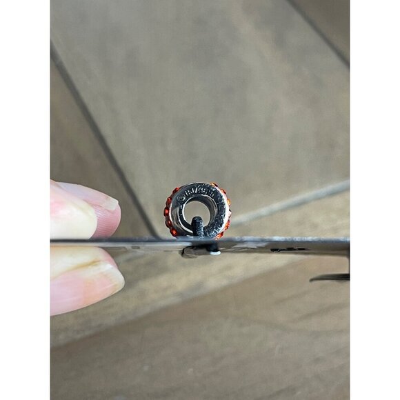 NFL Buccaneers Sterling Charm Bracelet Bead, Red, Crystal, Football - Picture 5 of 9